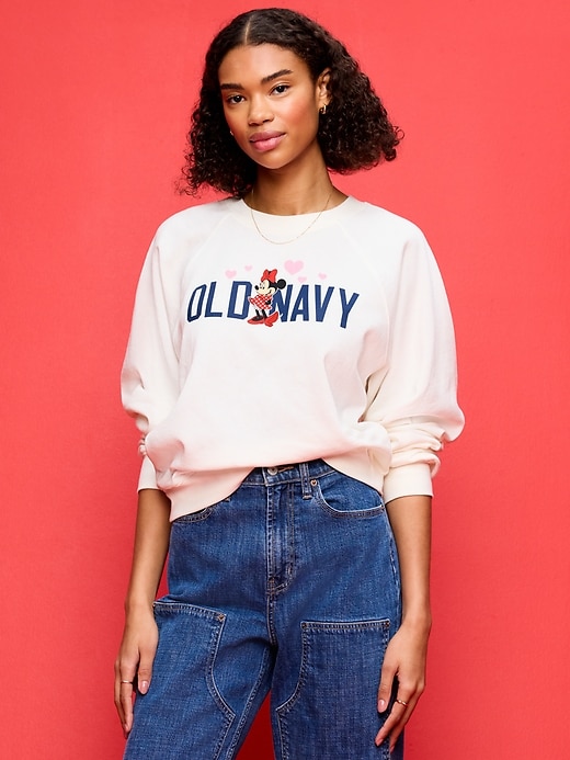 Image number 1 showing, Old Navy x Disney Minnie Mouse SoComfy Oversized Graphic Sweatshirt