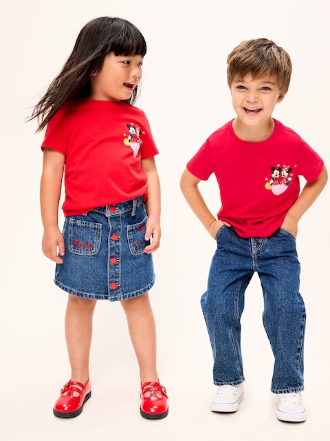 T-shirt à imprimé Mickey Mouse et Minnie Mouse Old Navy x Disney unisexe pour tout-petit
