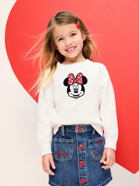 Old Navy x Disney Minnie Mouse Pullover Sweater for Toddler Girls