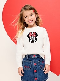 Image number 1 showing, Old Navy x Disney Minnie Mouse Pullover Sweater for Toddler Girls