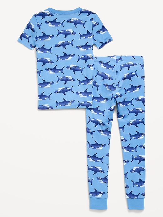 Image number 2 showing, Gender-Neutral Snug-Fit Graphic Pajama Set for Kids