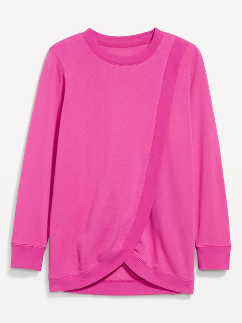 Maternity Cross-Front Nursing Tunic