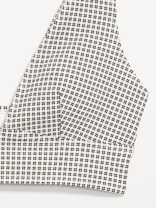 Image number 7 showing, Pique Longline Bikini Swim Top