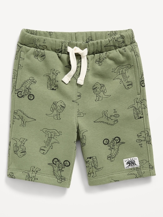 Image number 1 showing, Logo-Graphic Fleece Jogger Shorts for Toddler Boys