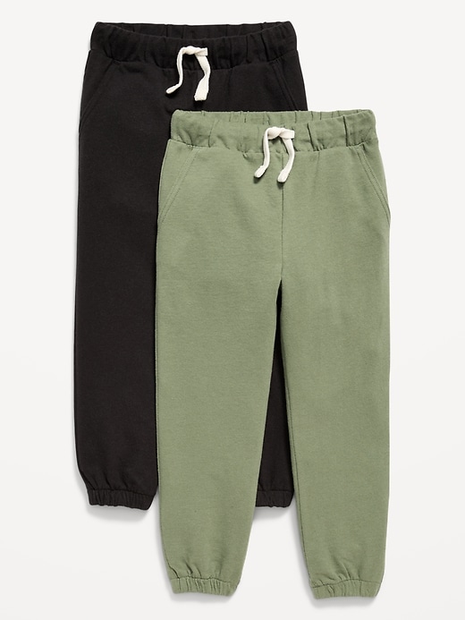 Image number 1 showing, French Terry Joggers 2-Pack for Toddler Boys
