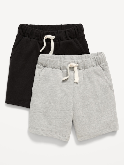 French-Terry Jogger Shorts 2-Pack for Toddler Boys
