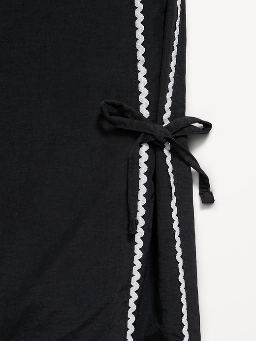 Image number 5 showing, High-Waisted Bow Parachute Pants for Girls