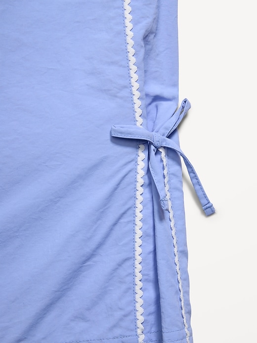 Image number 5 showing, High-Waisted Bow Parachute Pants for Girls