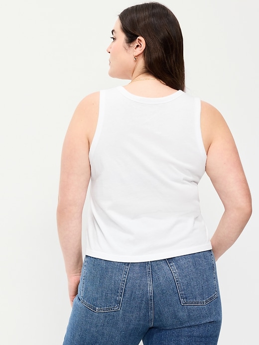 Image number 6 showing, Relaxed Scoop-Neck Tank Top