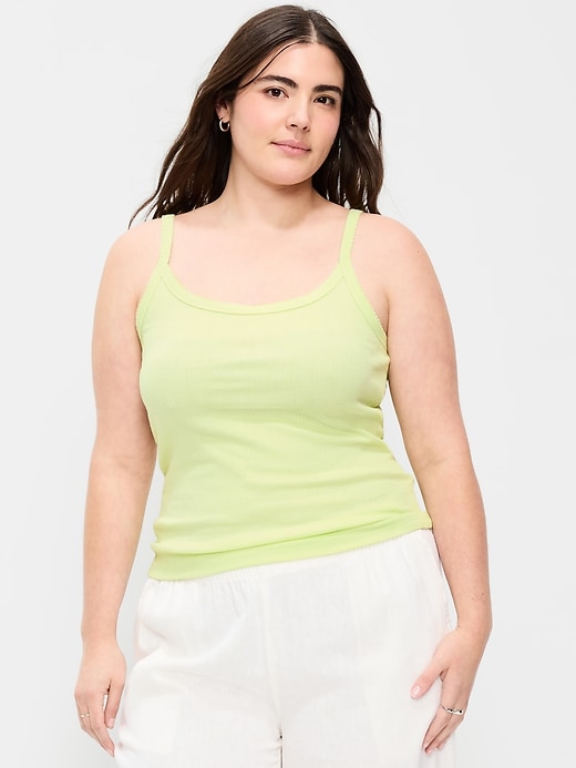 Image number 6 showing, Pointelle Cami Tank Top
