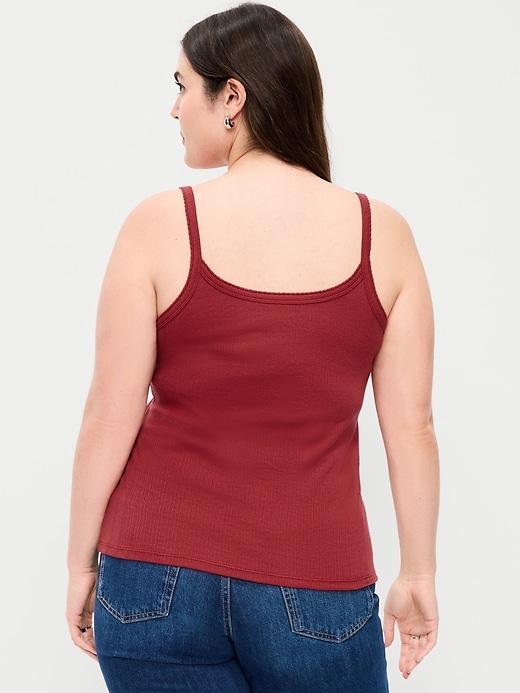 Image number 6 showing, Pointelle Cami Tank Top