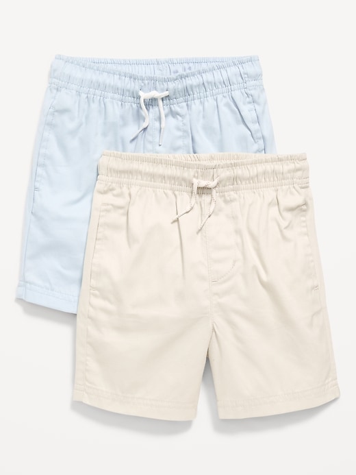 Image number 1 showing, Twill Shorts 2-Pack for Toddler Boys