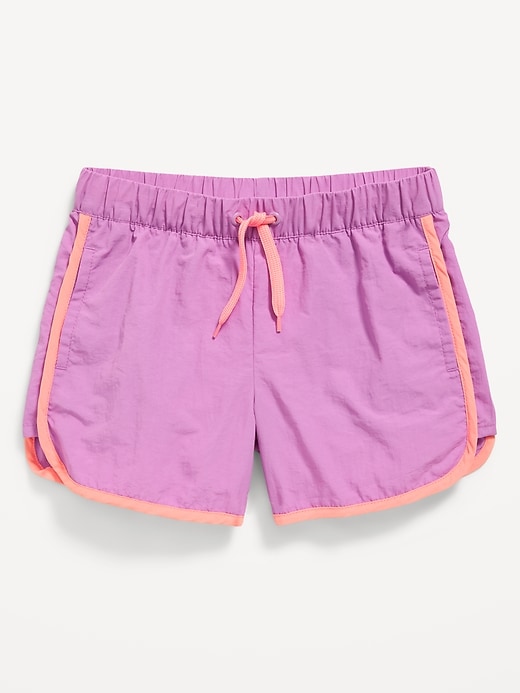 Image number 1 showing, Dolphin-Hem Swim Shorts for Girls