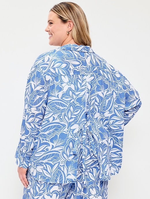 Image number 8 showing, Open-Back Button-Down Shirt