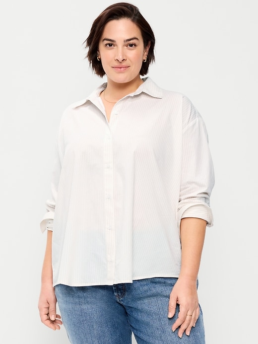 Image number 7 showing, Tie-Back Button-Down Shirt