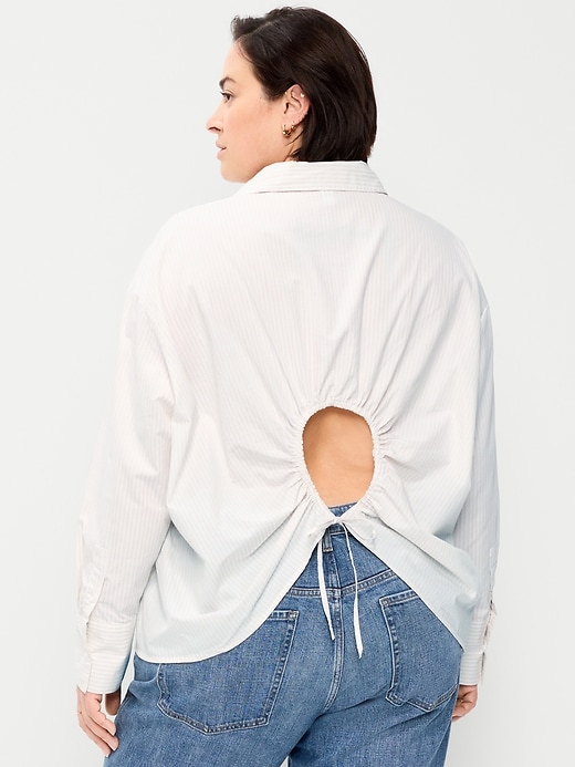 Image number 8 showing, Tie-Back Button-Down Shirt