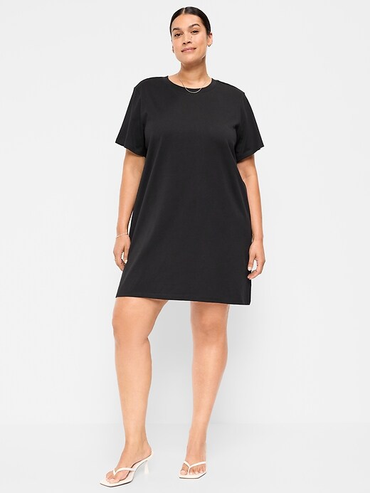 Image number 7 showing, Vintage Crew-Neck Mini T-Shirt Dress