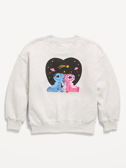 Image number 2 showing, Disney© Oversized Graphic Tunic Sweatshirt for Girls