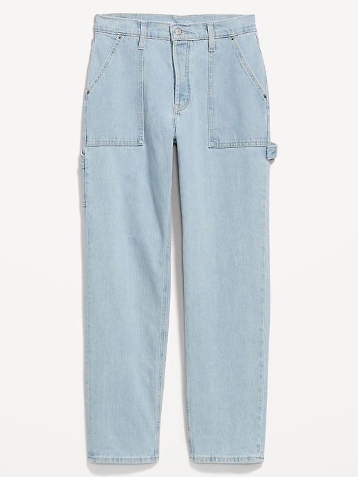 Image number 2 showing, Low-Rise Utility Slouchy Straight Jeans