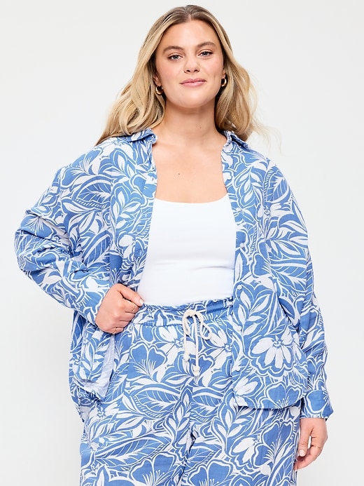 Image number 7 showing, Open-Back Button-Down Shirt