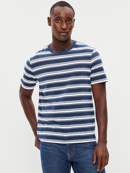 Image number 1 showing, Crew-Neck Striped T-Shirt