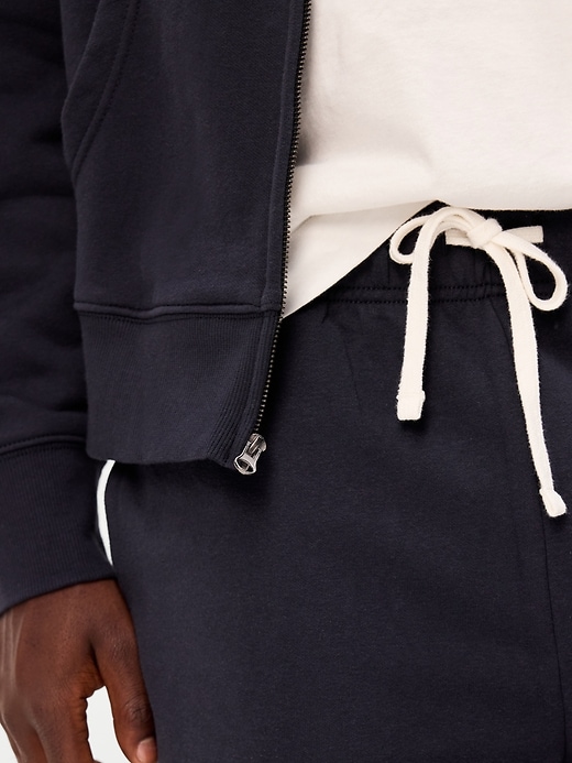 L'image numéro 4 présente Pantalon de jogging en coton ouaté coupe généreuse Première nécessité