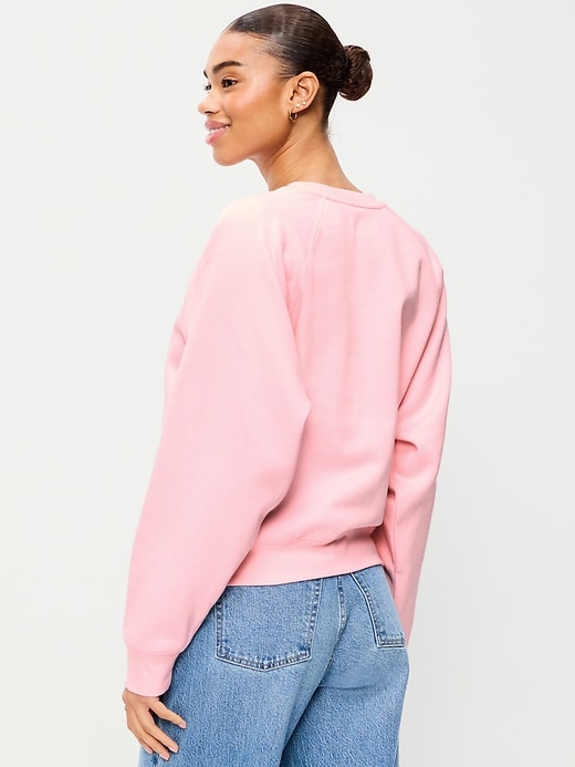 Image number 2 showing, Oversized Raglan Graphic Sweatshirt