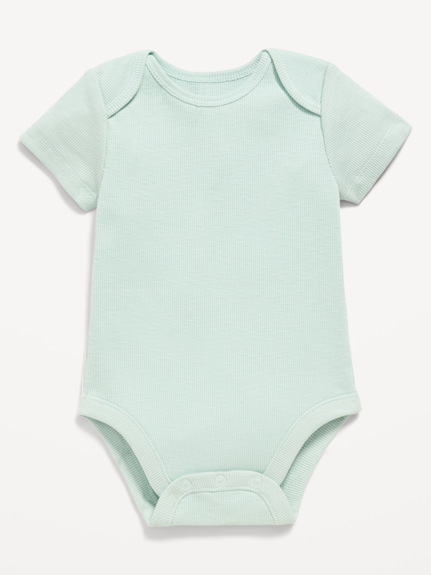 Short-Sleeve Ribbed Bodysuit for Baby