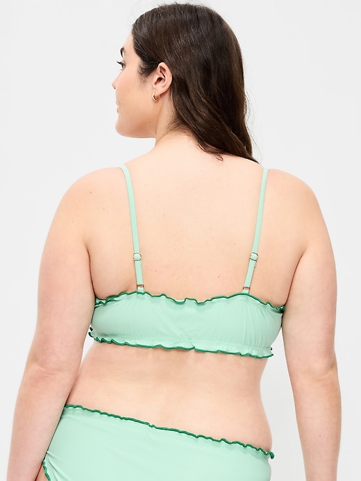 Image number 6 showing, Scoop-Neck Ruffle Swim Top