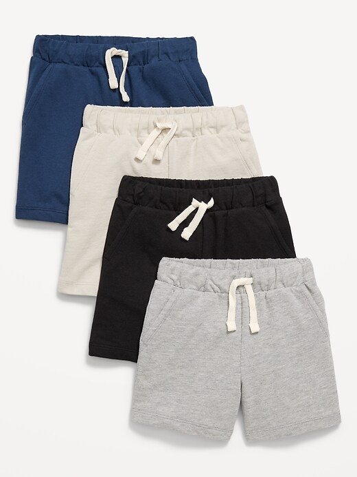 Image number 1 showing, French Terry Shorts 4-Pack for Toddler Boys