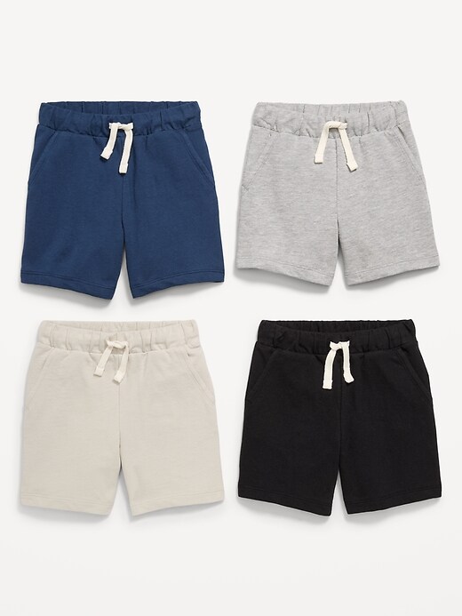 Image number 2 showing, French Terry Shorts 4-Pack for Toddler Boys