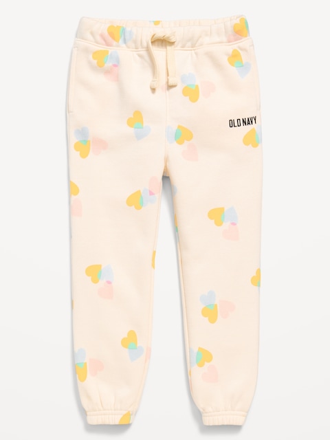Printed Logo Jogger Sweatpants for Toddler Girls