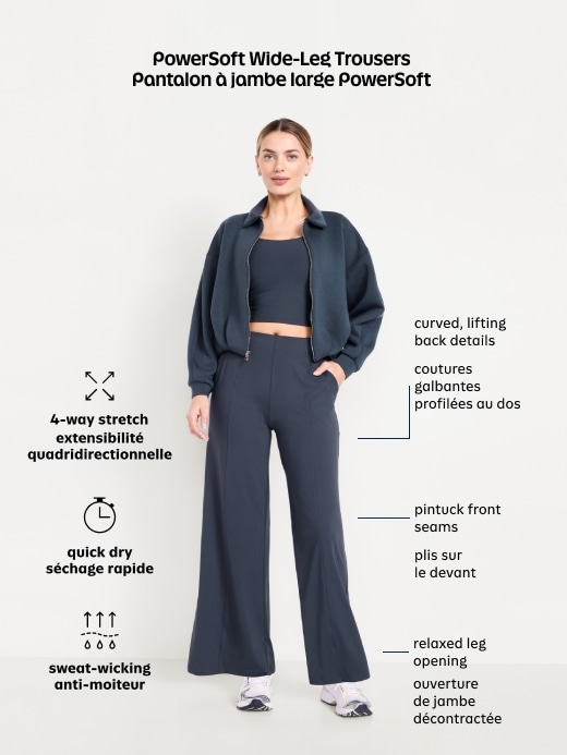 Image number 9 showing, High-Waisted PowerSoft Trouser Pants