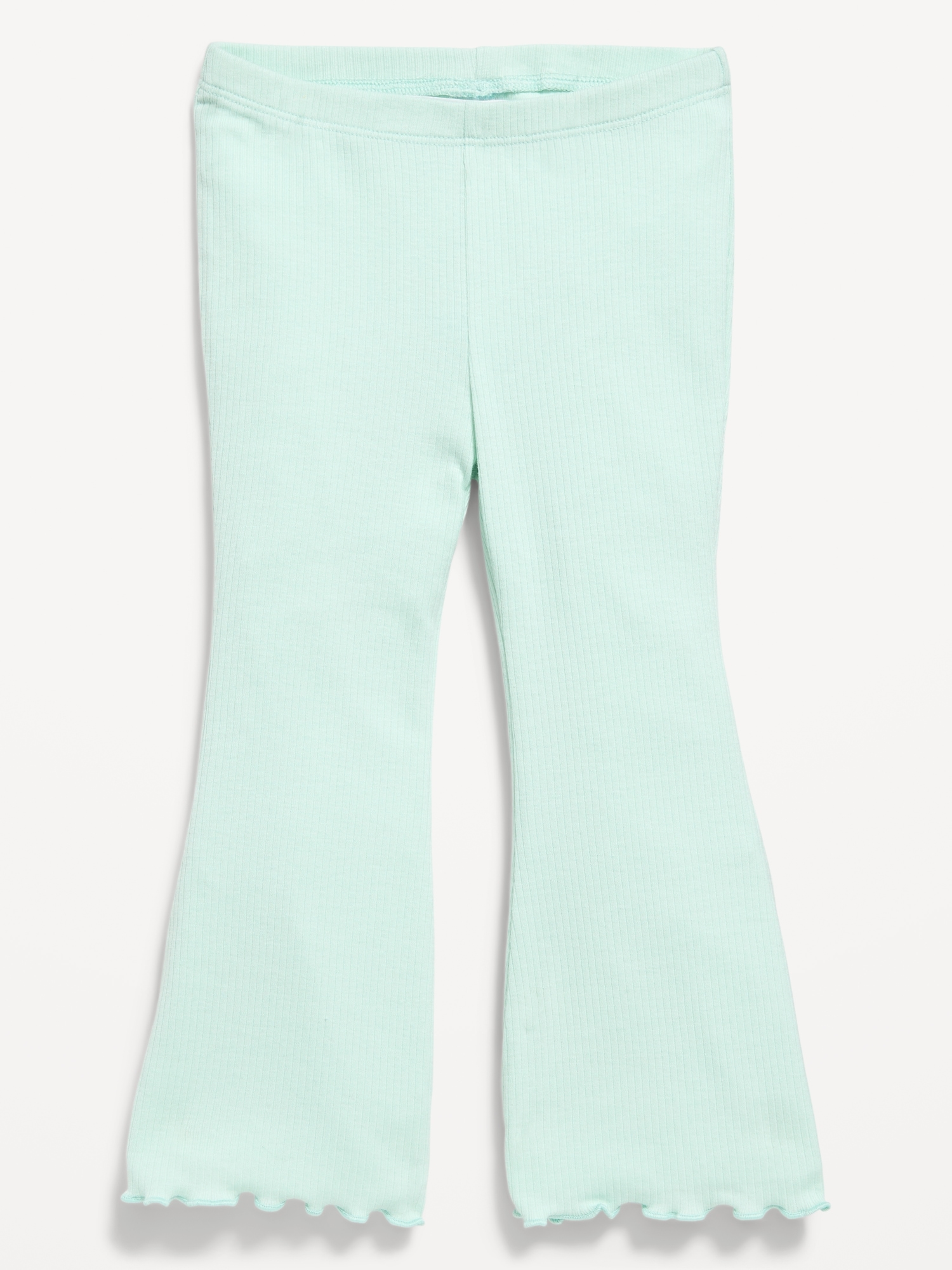 Ribbed Flared Leggings for Toddler Girls