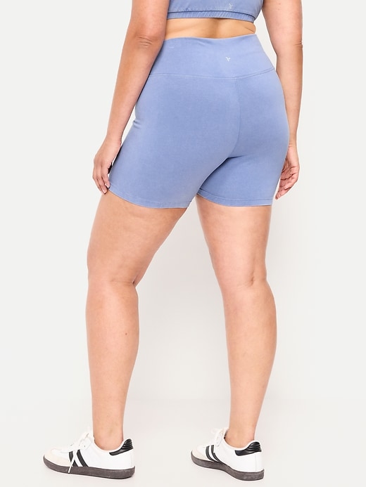 Image number 7 showing, High-Waisted PowerChill Biker Shorts -- 5-inch inseam