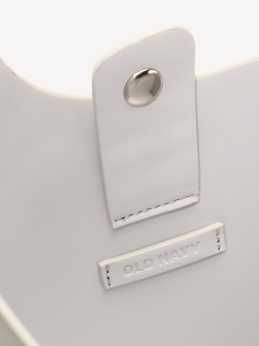 Image number 3 showing, Asymmetrical Structured Tote Bag