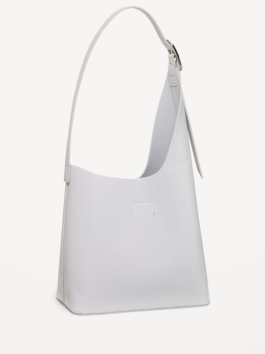 Image number 2 showing, Asymmetrical Structured Tote Bag