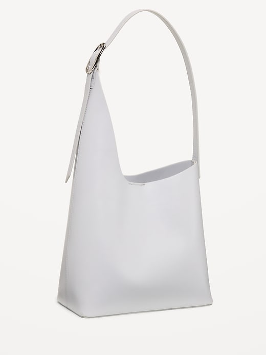 Image number 1 showing, Asymmetrical Structured Tote Bag