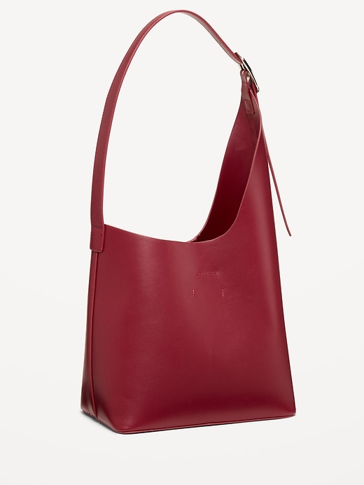 Image number 2 showing, Asymmetrical Structured Tote Bag