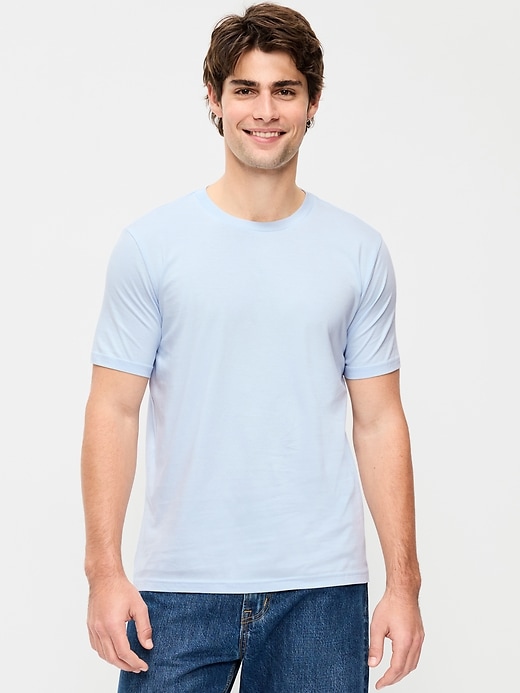 Image number 2 showing, Solid Crew-Neck T-Shirt 3-Pack