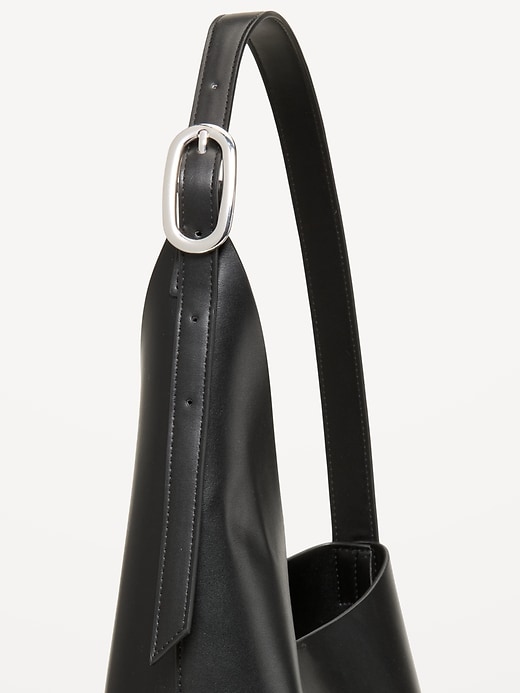Image number 4 showing, Asymmetrical Structured Tote Bag