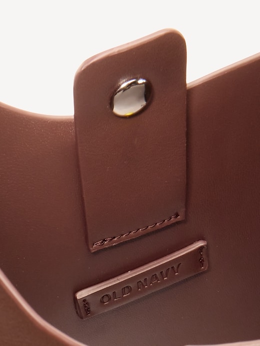 Image number 3 showing, Asymmetrical Structured Tote Bag