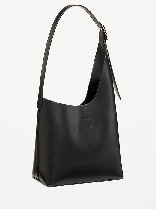 Image number 2 showing, Asymmetrical Structured Tote Bag