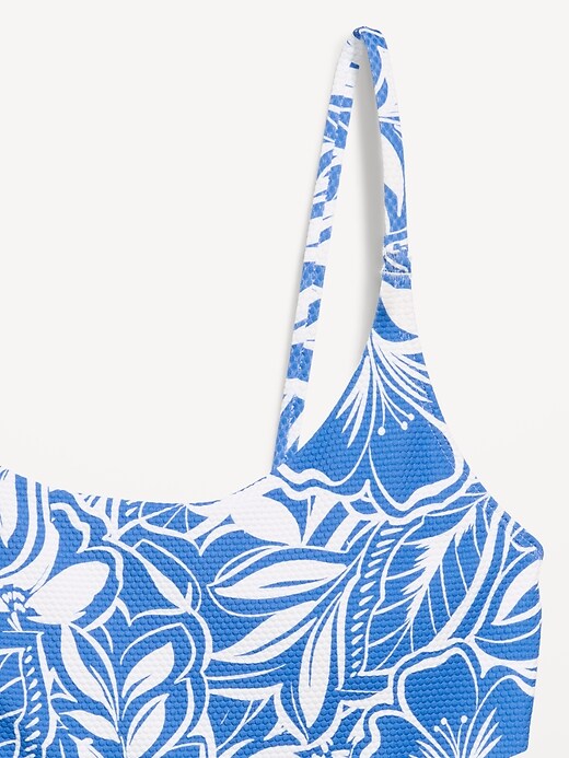 Image number 7 showing, Textured Swim Romper -- 2.5-inch inseam