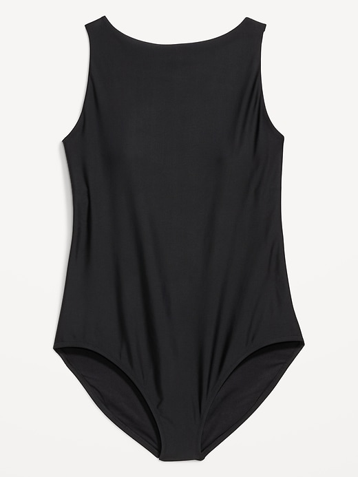 Image number 3 showing, High-Neck One-Piece Swimsuit