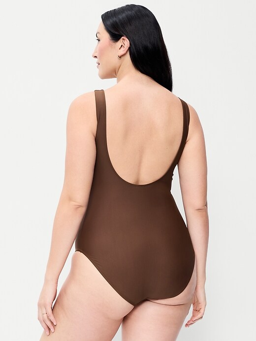 Image number 6 showing, High-Neck One-Piece Swimsuit