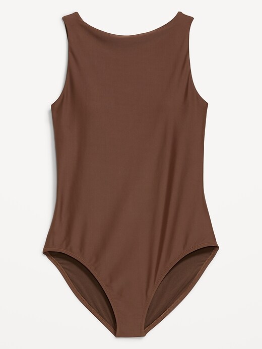 Image number 4 showing, High-Neck One-Piece Swimsuit