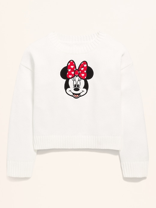 Image number 3 showing, Old Navy x Disney Minnie Mouse Graphic Pullover Sweater for Girls