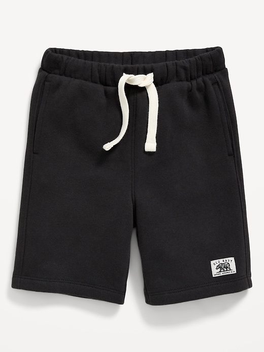 Image number 1 showing, Logo-Graphic Fleece Jogger Shorts for Toddler Boys