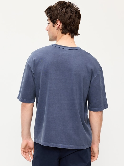Image number 2 showing, Garment-Dyed Heavyweight Cropped T-Shirt
